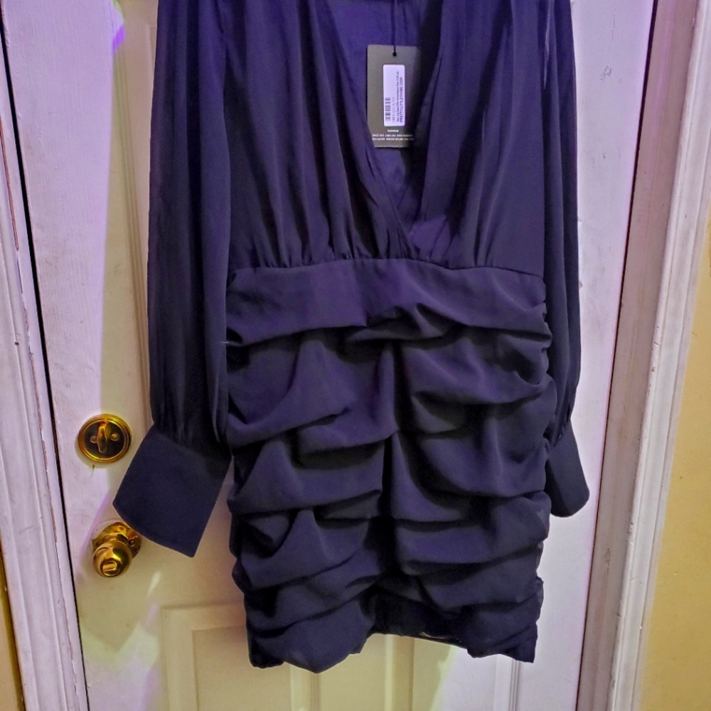 Black cocktail dress